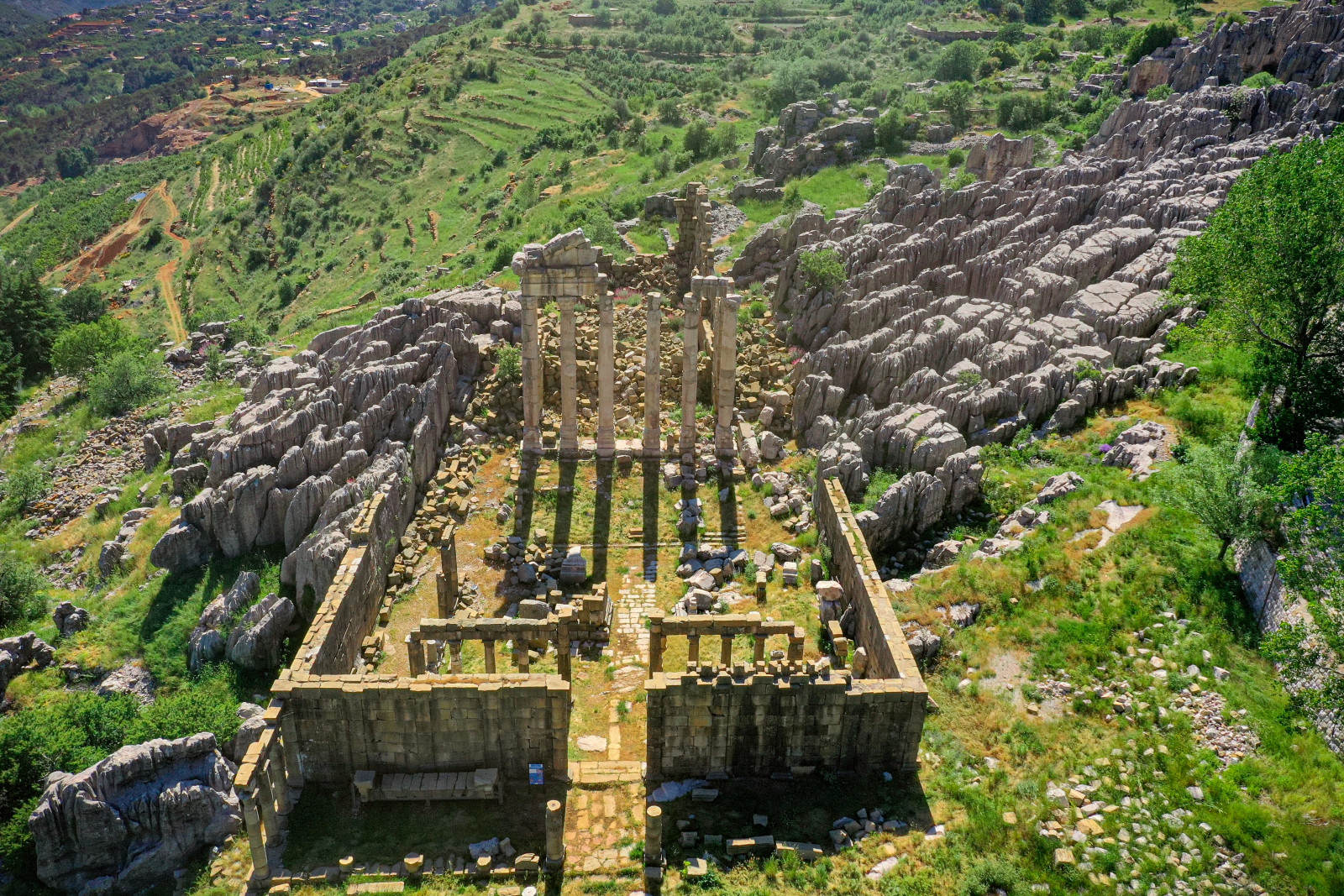 Destinations  Fakra Roman Temple